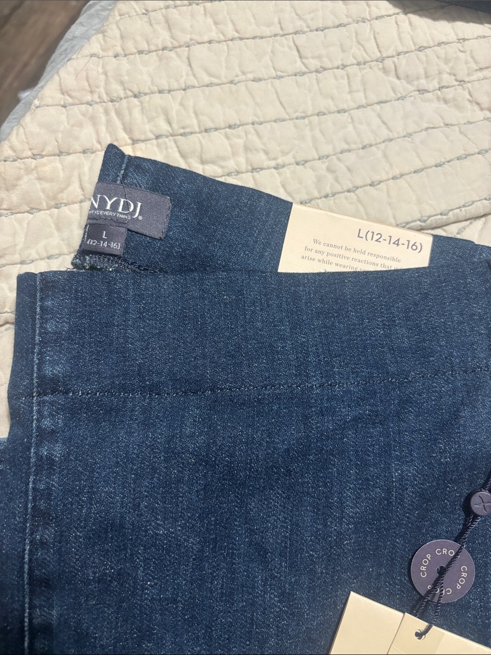NYDJ Indigo Stretch Denim Pants